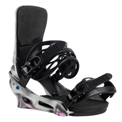 Burton Cartel X Re:Flex Gray Pink Mens Snowboard Binding