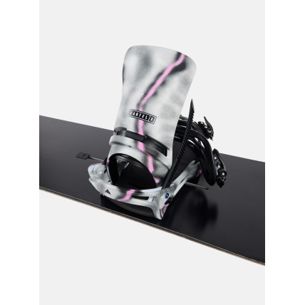 Burton Cartel X Re:Flex Gray Pink Mens Snowboard Binding