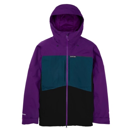 Burton Pillowline GORE‑TEX Purple Emerald Black Snowboard Jacket