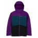 Burton Pillowline GORE‑TEX Purple Emerald Black Snowboard Jacket