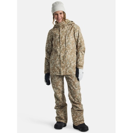 Burton Jet Ridge Snowfall Camo Womens Snowboard Jacket