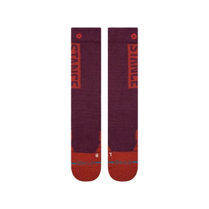 Stance OG Mid Wine Merino Blend Snow Socks