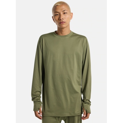 Burton Midweight Forest Moss Mens Base Layer Crewneck