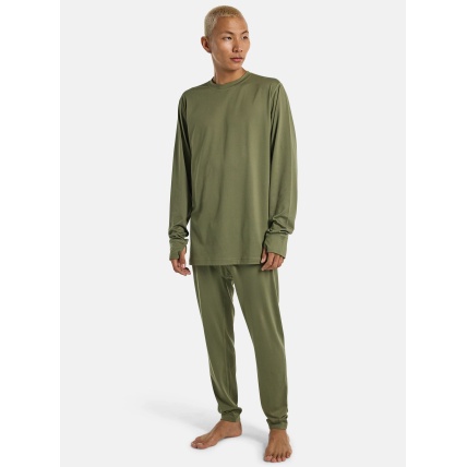 Burton Midweight Forest Moss Mens Base Layer Crewneck