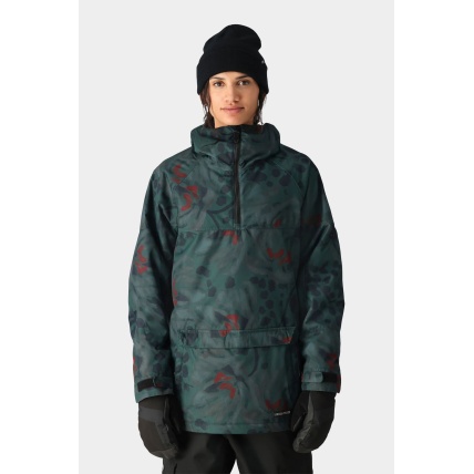 686 Womens Upton Cypress Green Bloom Snow Anorak