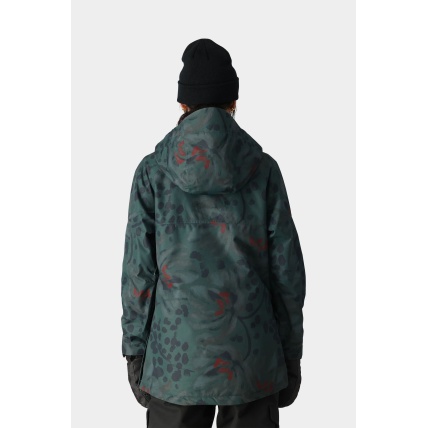 686 Womens Upton Cypress Green Bloom Snow Anorak