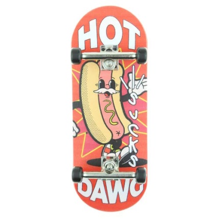 Skull Hot Dawg Pro 34mm Complete Fingerboard