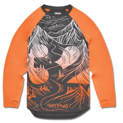 Ridelite Orange Long Sleeve Baselayer Shirt