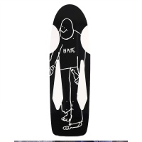 Krooked Beamer Hate 10.75 Black Skate Shop Day 2025 Skateboard Deck