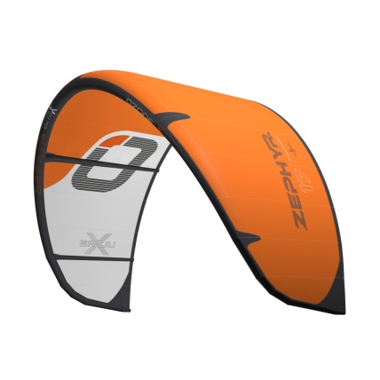 Ozone Zephyr V8 UltraX- Light Wind Kitesurfing Kite - 17m Orange